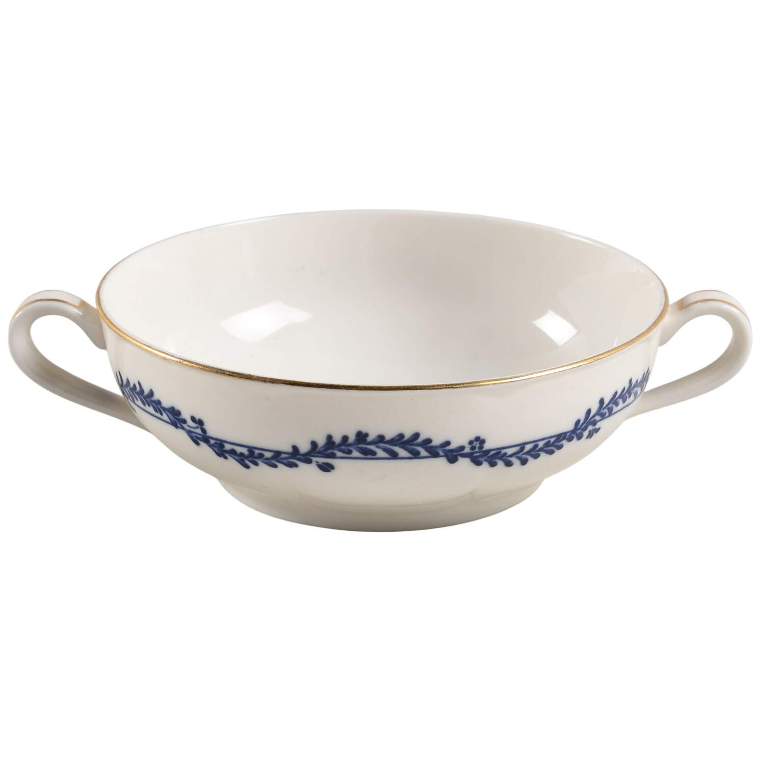 Nicolette Flat Cream Soup Bowl by Haviland-1