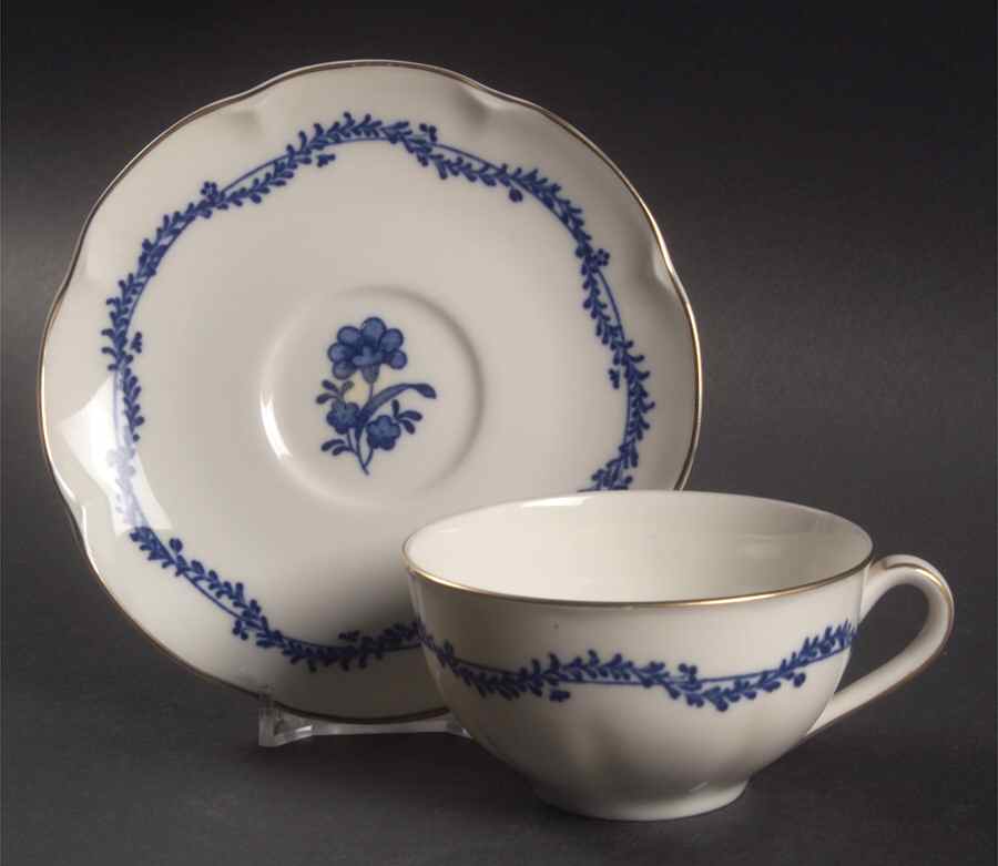 Nicolette Flat Cup & Saucer Set by Haviland-1
