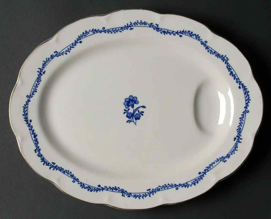 Nicolette 11" Oval Serving Platter by Haviland-1