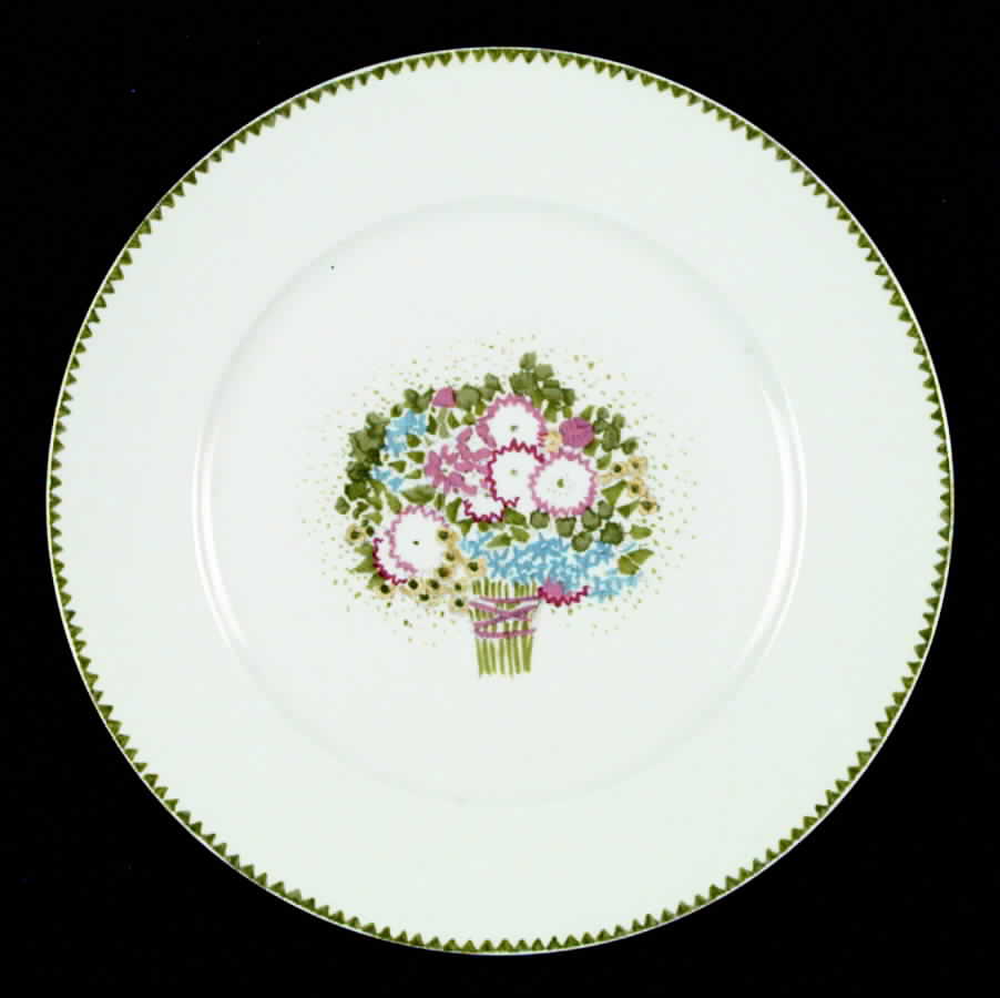 Nicole (White Background) Dinner Plate by Haviland-1