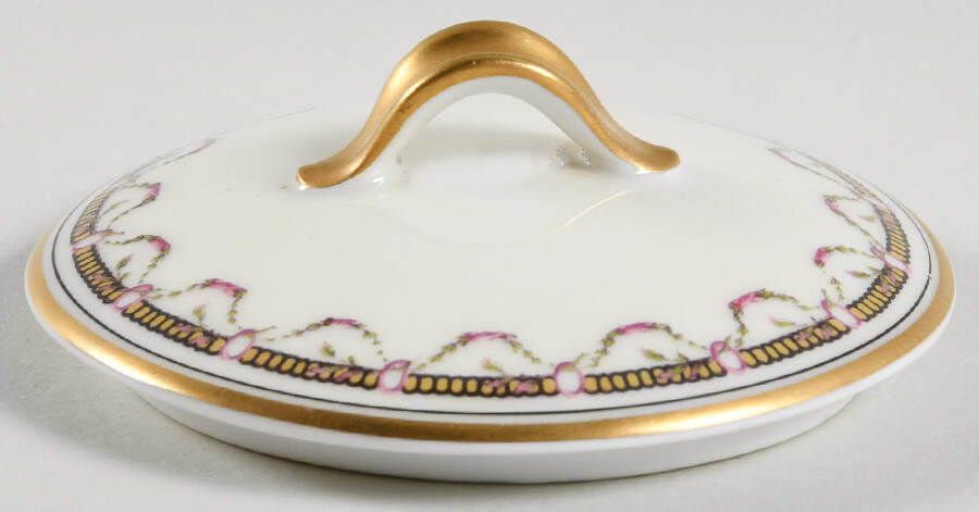 Notre Dame Lid for Sugar Bowl by Haviland-1