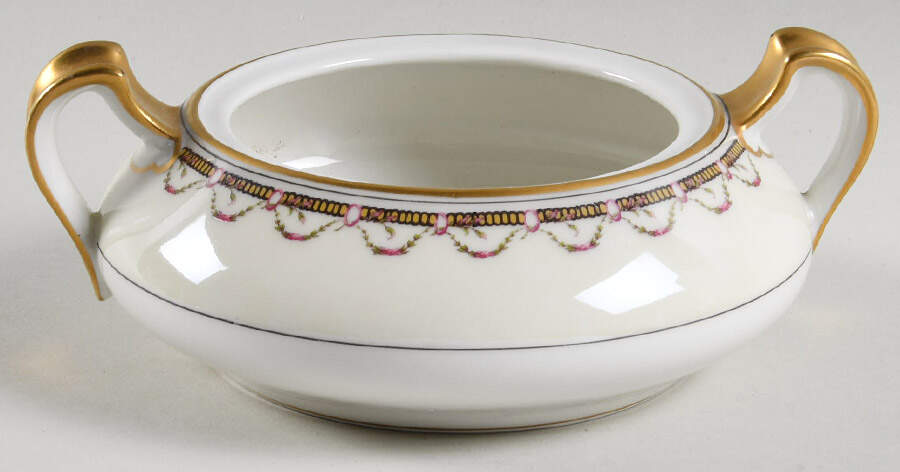 Notre Dame Sugar Bowl No Lid by Haviland-1
