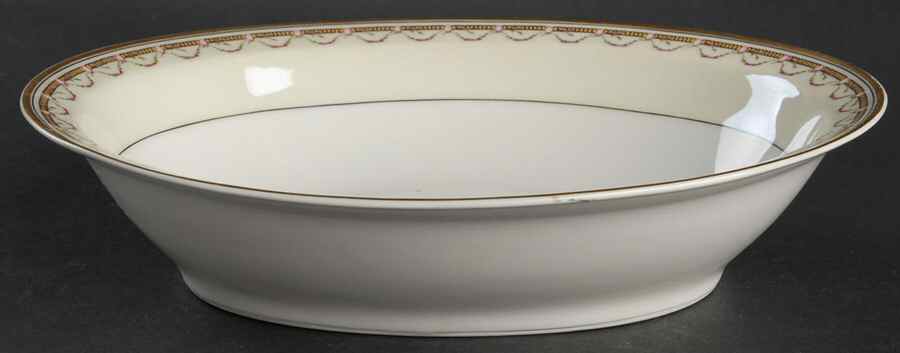 Notre Dame 10" Oval Vegetable Bowl by Haviland-1
