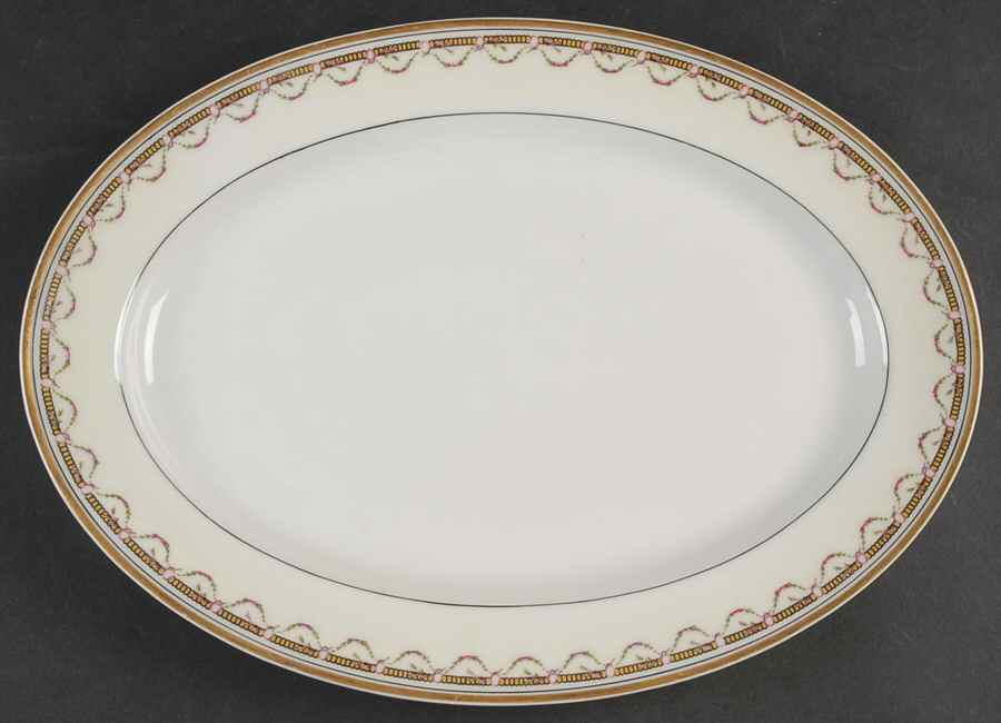 Notre Dame 11" Oval Serving Platter by Haviland-1