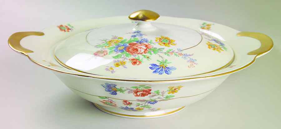 Normandies Garden Round Covered Vegetable by Haviland-1
