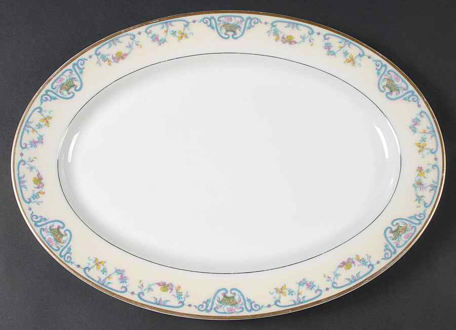 Noinville 13" Oval Serving Platter by Haviland-1