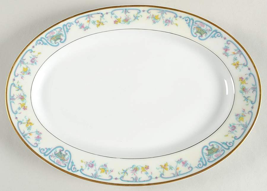 Noinville 11" Oval Serving Platter by Haviland-1