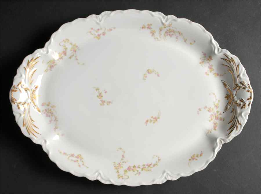 Norma 15" Oval Serving Platter by Haviland-1