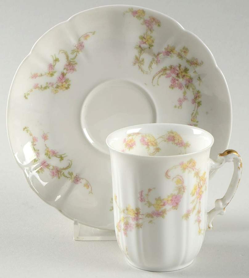 Norma Chocolate Cup & Saucer Set by Haviland-1