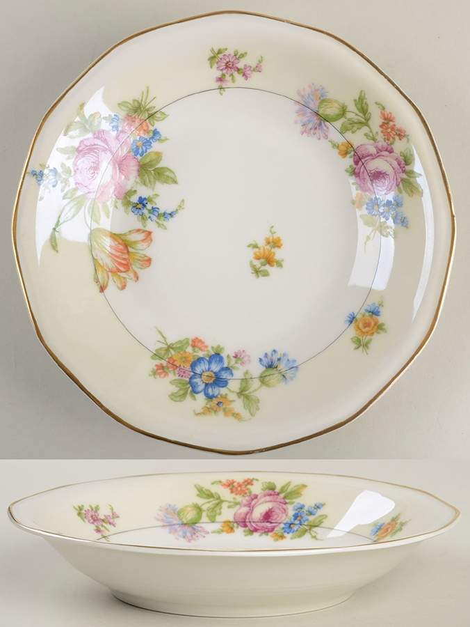 Nosegay (12 Sided) Coupe Soup Bowl by Haviland-1