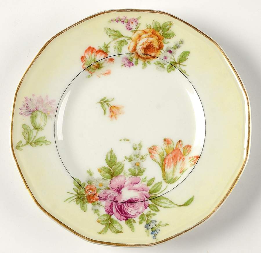 Nosegay (12 Sided) Bread & Butter Plate by Haviland-1