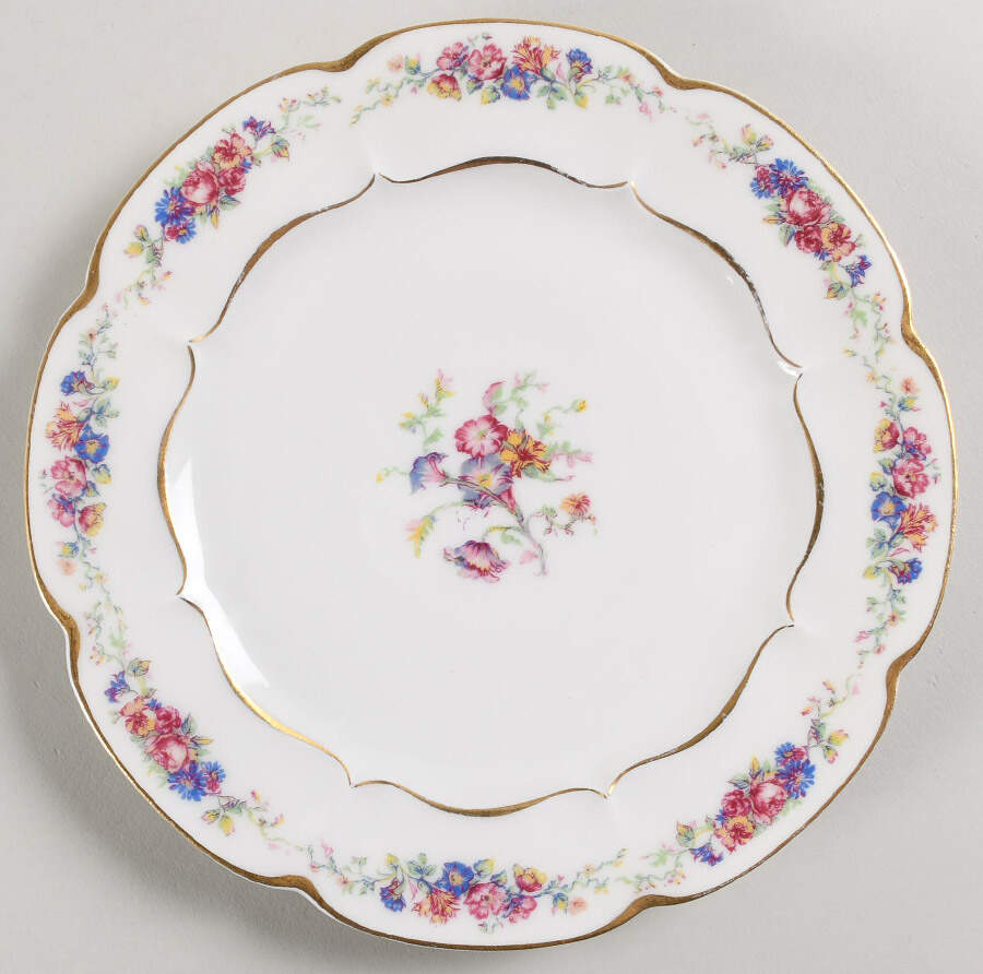 Nosegay  Salad Plate by Haviland-1