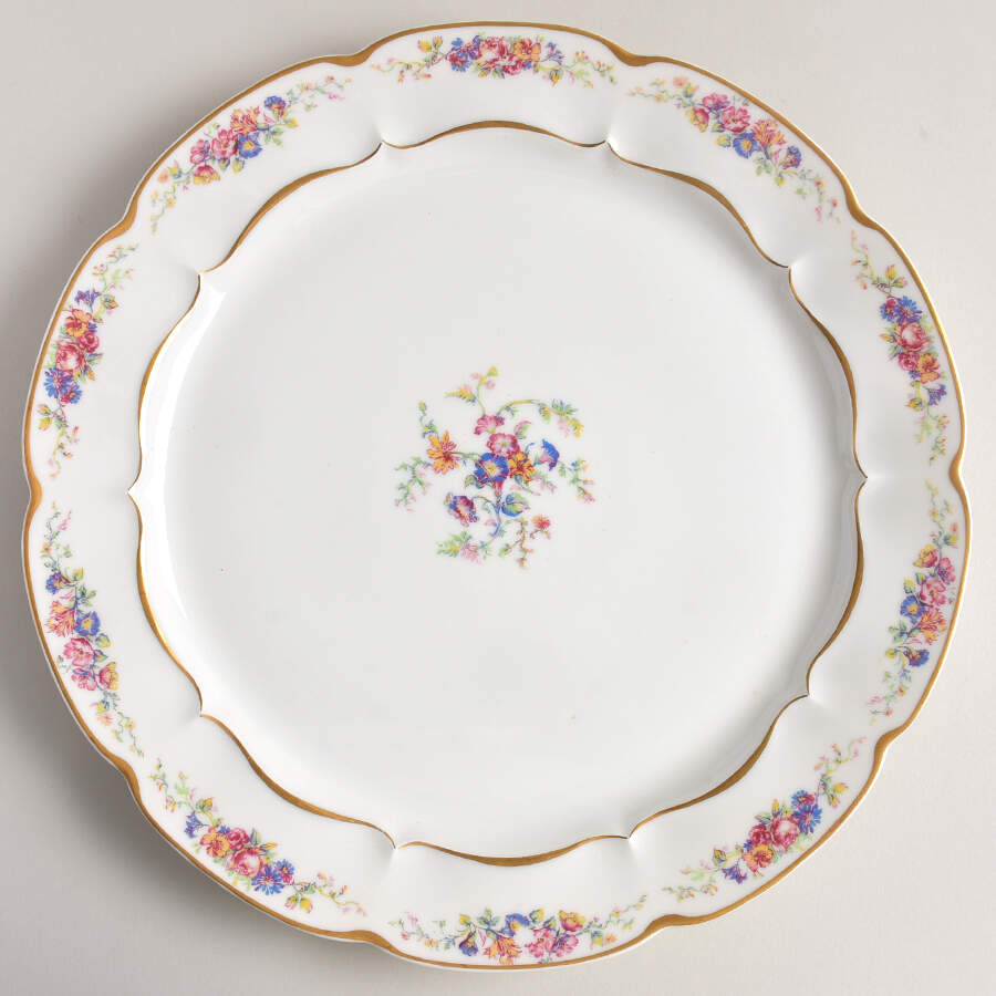 Nosegay  12" Chop Plate (Round Platter) by Haviland-1
