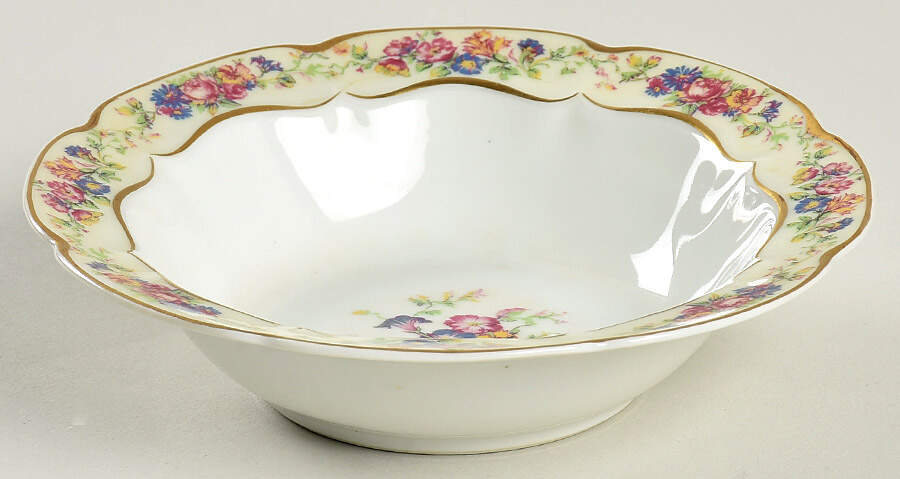 Nosegay  Rim Cereal Bowl by Haviland-1