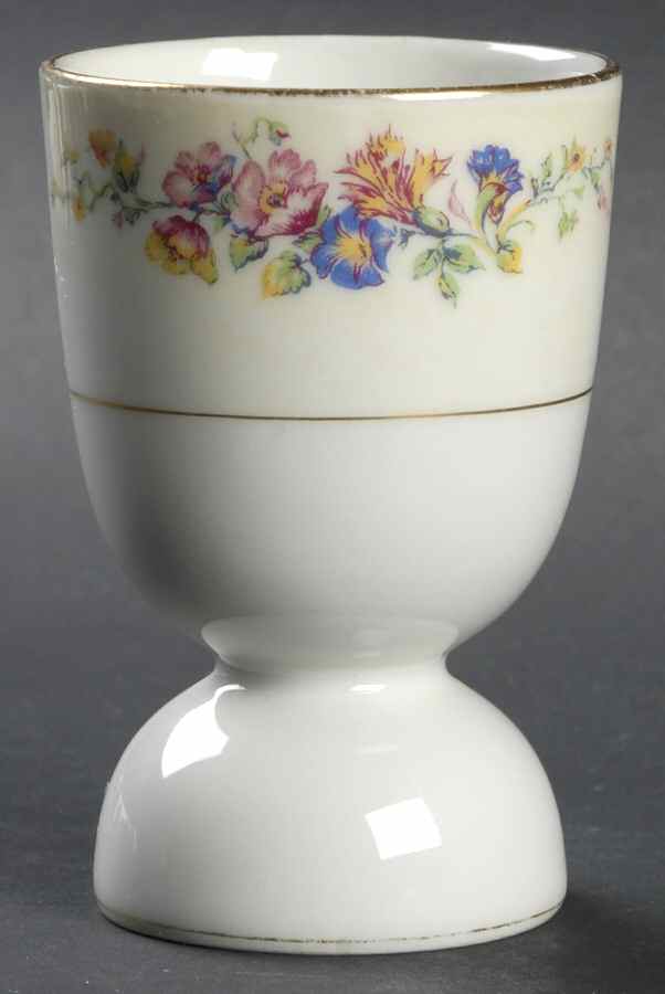 Nosegay  Double Egg Cup by Haviland-1