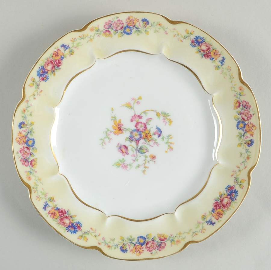 Nosegay  Luncheon Plate by Haviland-1