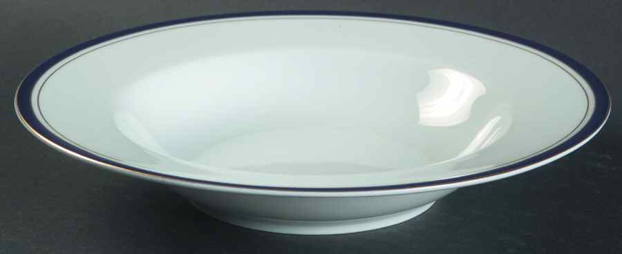 Nuit Bleue Gold Rim Soup Bowl by Haviland-1
