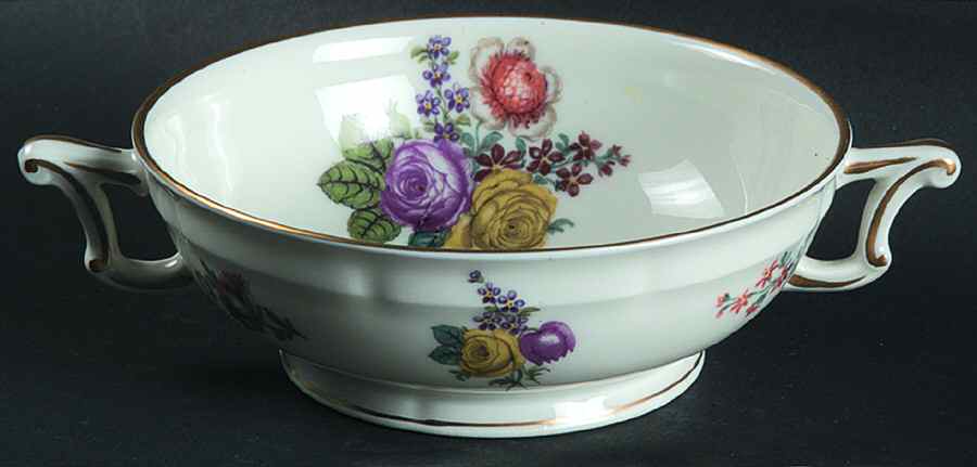 Nymph Footed Cream Soup Bowl by Haviland-1