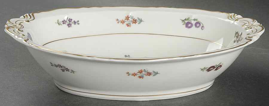 Nymph 9" Oval Vegetable Bowl by Haviland-1