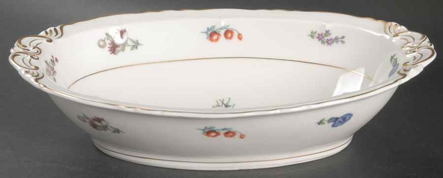 Nymph 10" Oval Vegetable Bowl by Haviland-1
