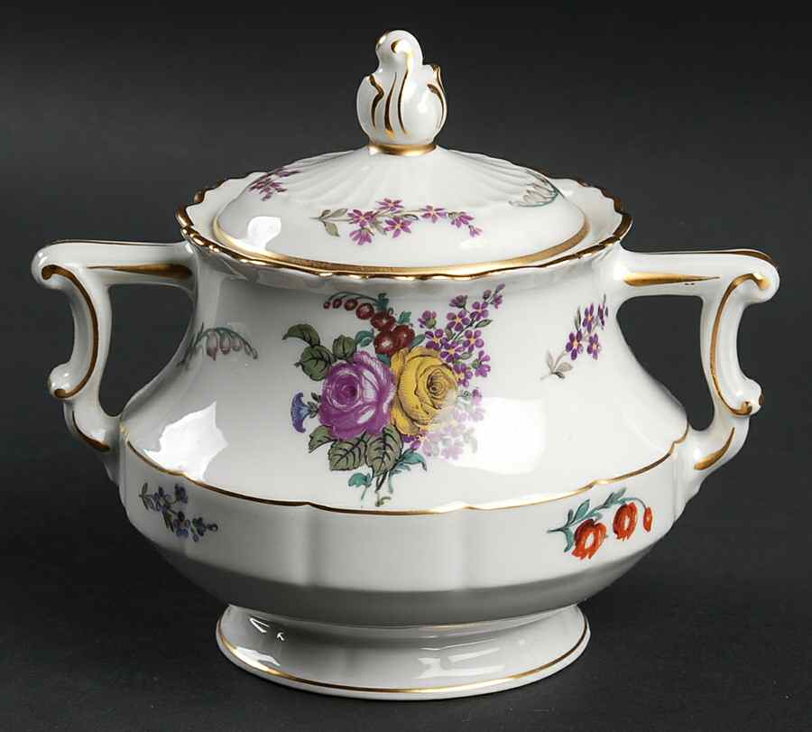 Nymph Sugar Bowl & Lid by Haviland-1