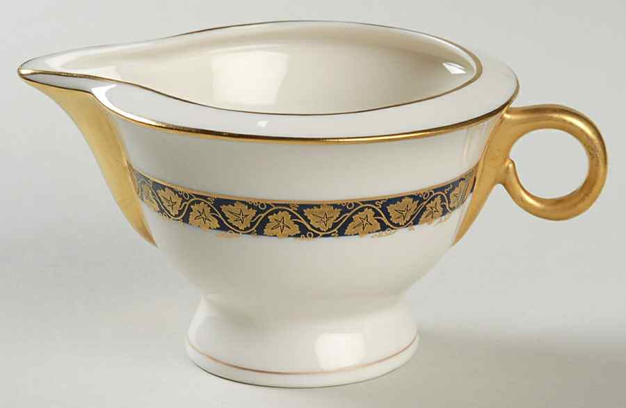 Oakmont Cobalt Blue Creamer by Haviland-1
