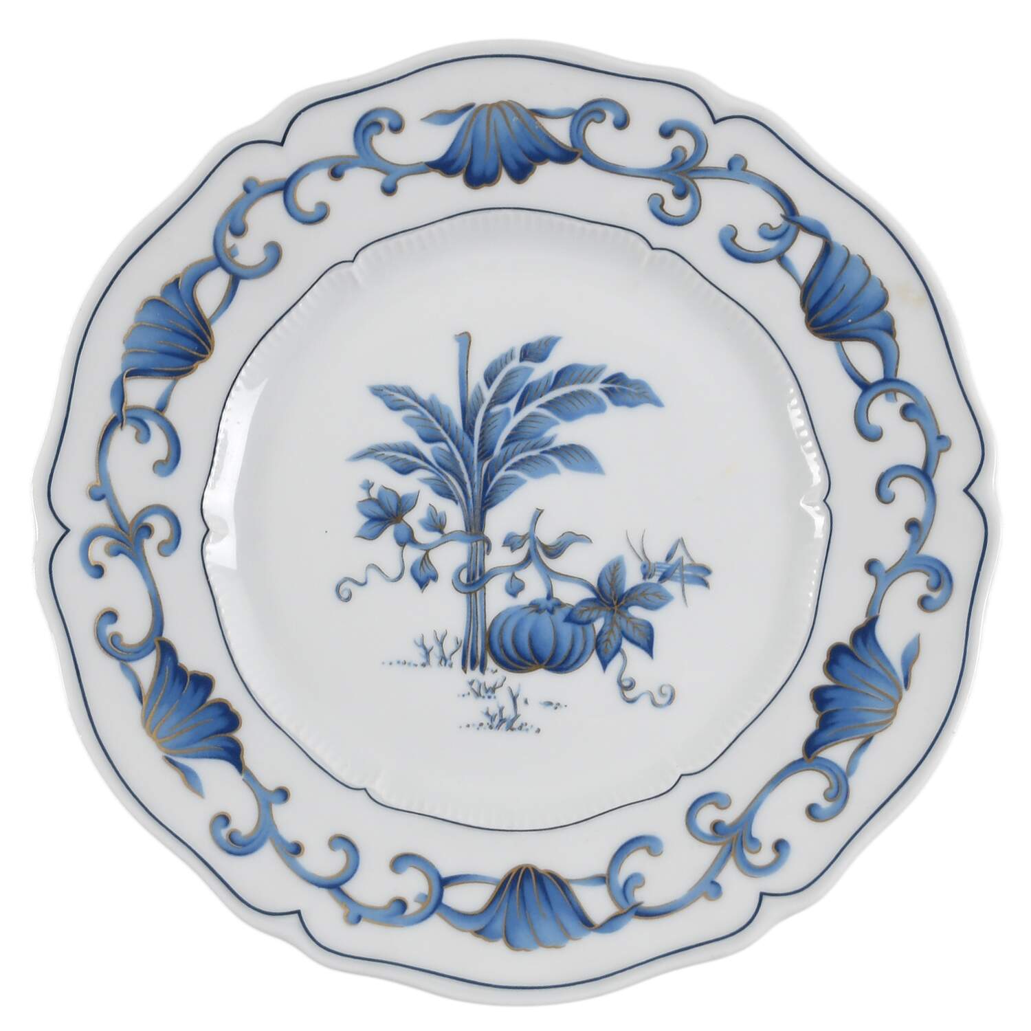 Oasis Blue Salad Plate by Haviland-1