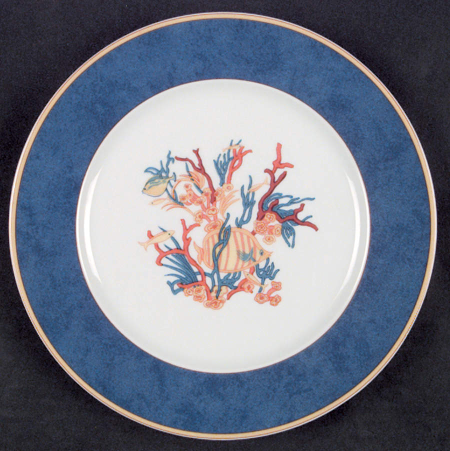 Oceane Accent Dessert Luncheon Plate by Haviland-1