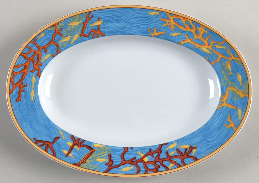 Oceane Pickle Dish by Haviland-1