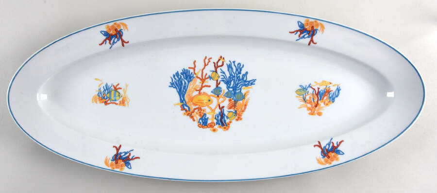 Oceane 23" Fish Platter by Haviland-1