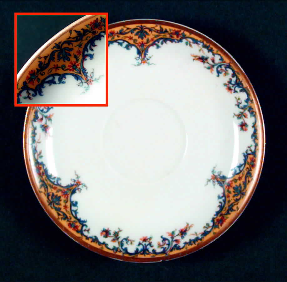 Old Gold Saucer by Haviland-1
