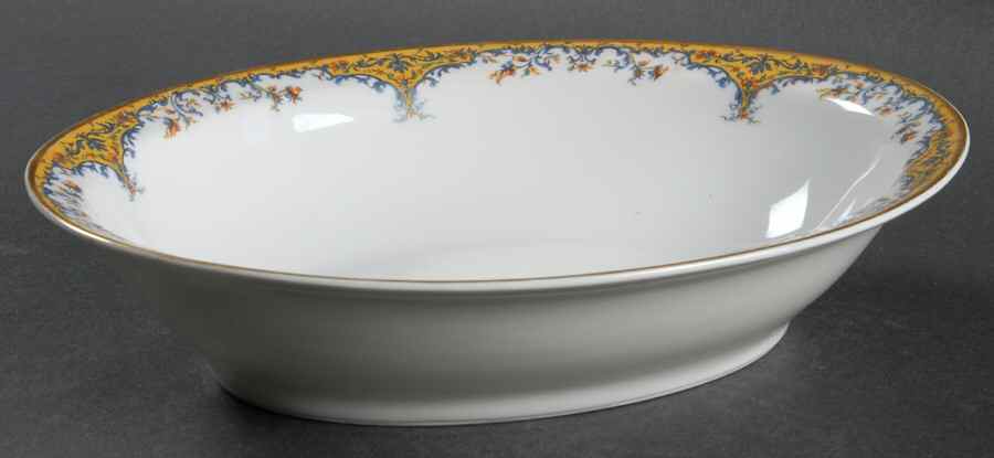 Old Gold 10" Oval Vegetable Bowl by Haviland-1
