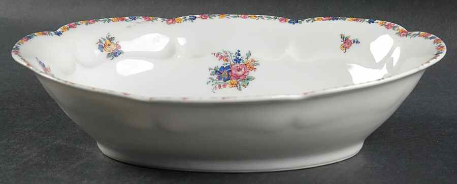 Olympia 10" Oval Vegetable Bowl by Haviland-1