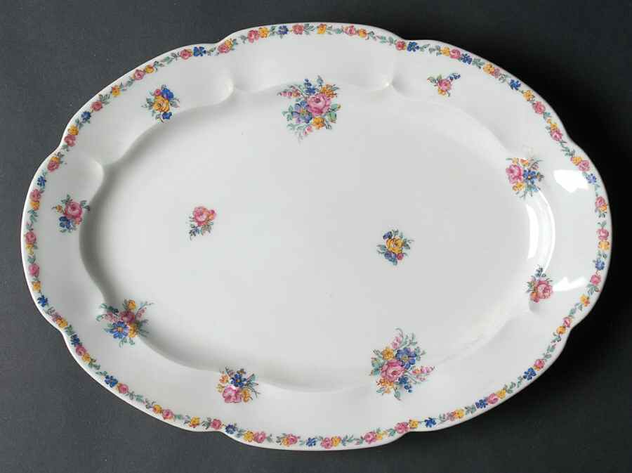Olympia 11" Oval Serving Platter by Haviland-1