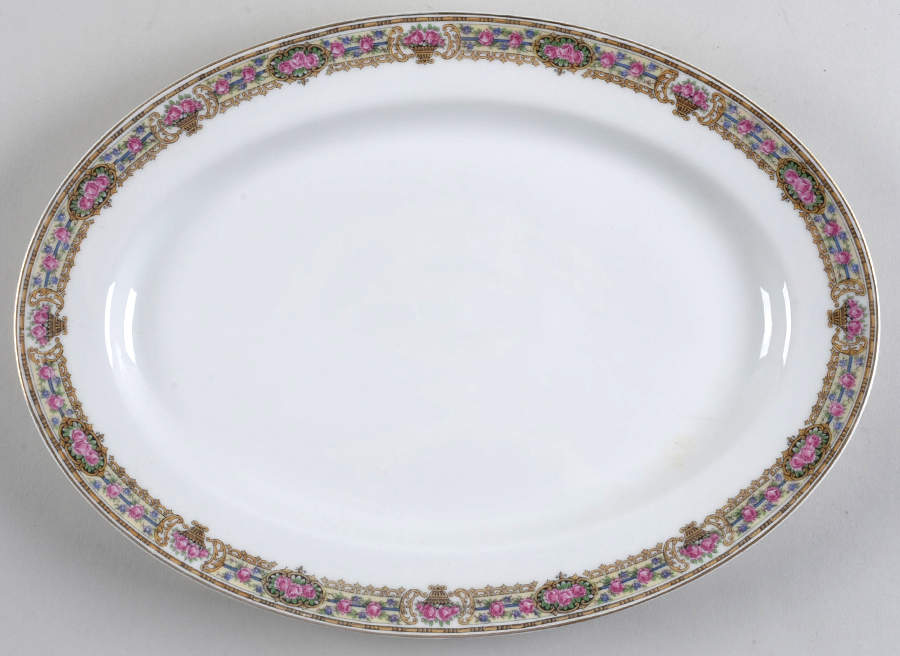 Ontario 13" Oval Serving Platter by Haviland-1
