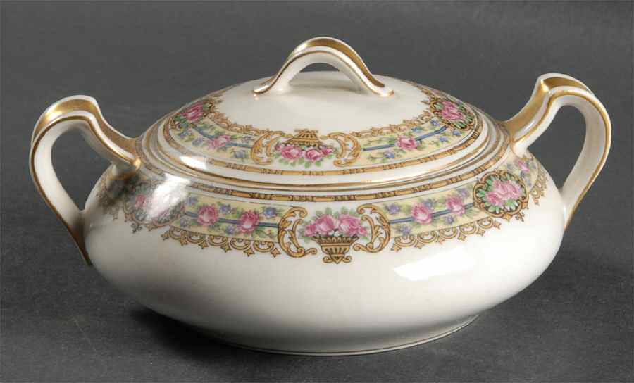Ontario Sugar Bowl & Lid by Haviland-1
