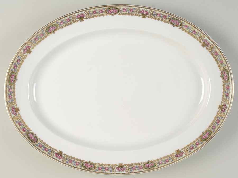 Ontario 16" Oval Serving Platter by Haviland-1