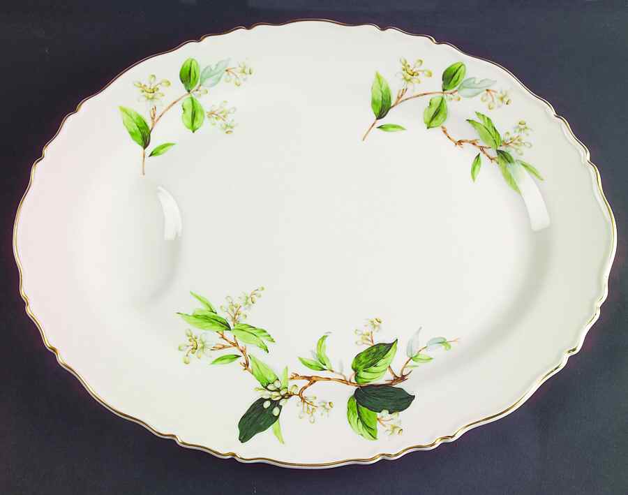 Orange Blossom 14" Oval Serving Platter by Haviland-1