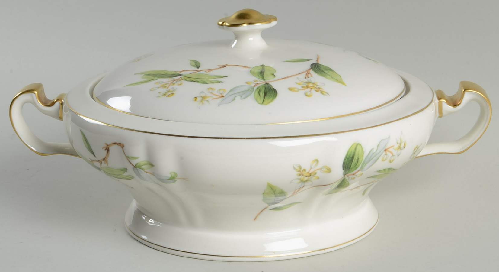 Orange Blossom Round Covered Vegetable by Haviland-1