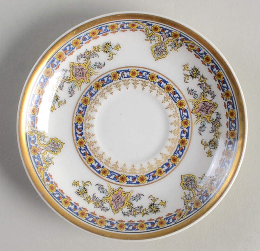 Oriental Saucer for Demitasse Cup by Haviland-1