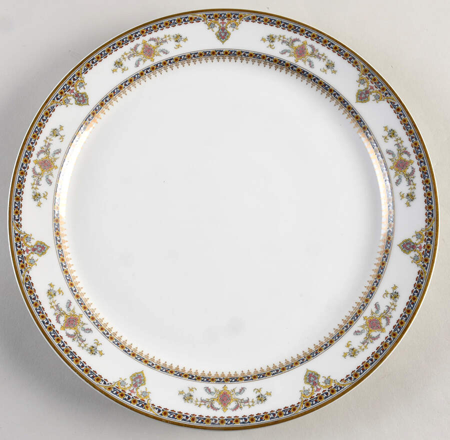 Oriental Chop Plate (Round Platter) by Haviland-1
