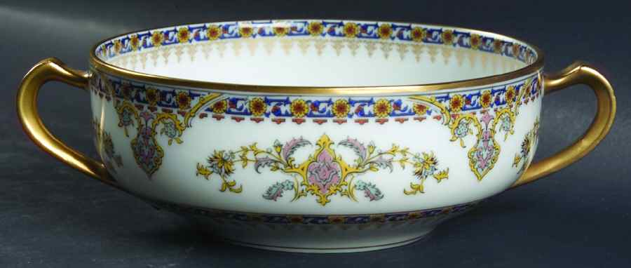 Oriental Flat Cream Soup Bowl by Haviland-1