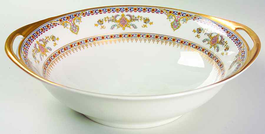 Oriental 9" Round Vegetable Bowl by Haviland-1