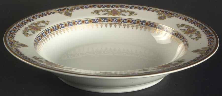 Oriental Rim Soup Bowl by Haviland-1