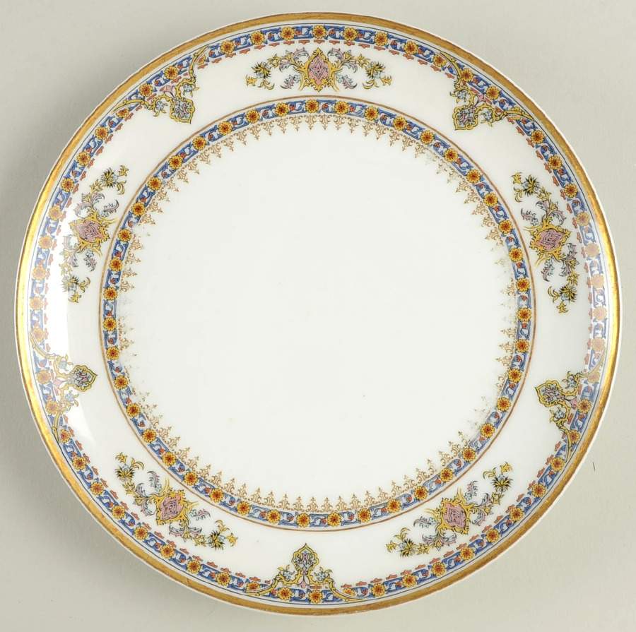Oriental Coupe Salad Plate by Haviland-1