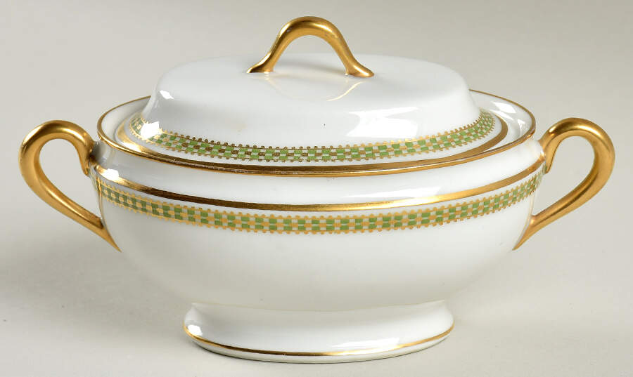 Orleans Sugar Bowl & Lid by Haviland-1