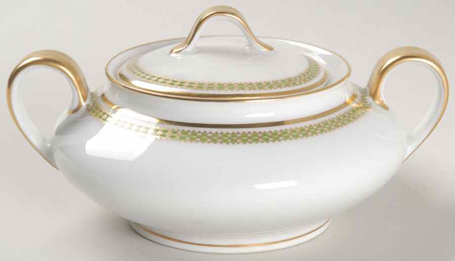 Orleans Sugar Bowl & Lid by Haviland-1