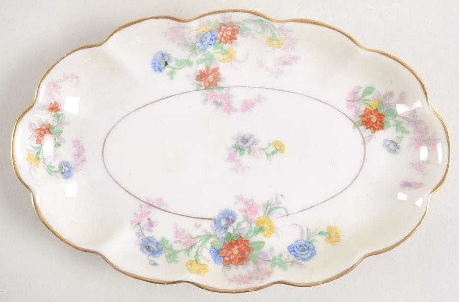 Orleans (Floral) Relish by Haviland-1