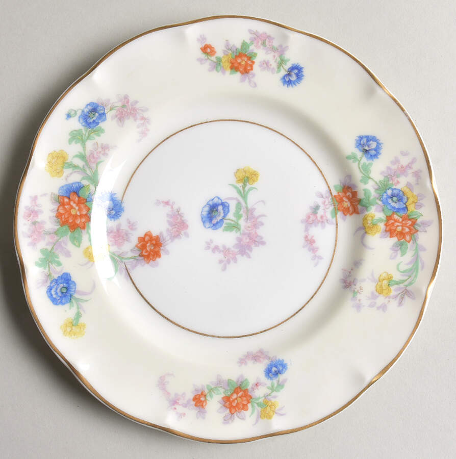Orleans (Floral) Salad Plate by Haviland-1
