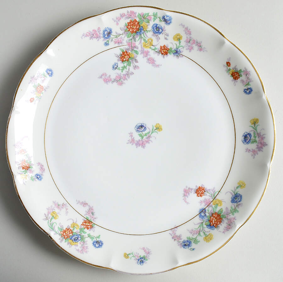 Orleans (Floral) 12" Chop Plate (Round Platter) by Haviland-1